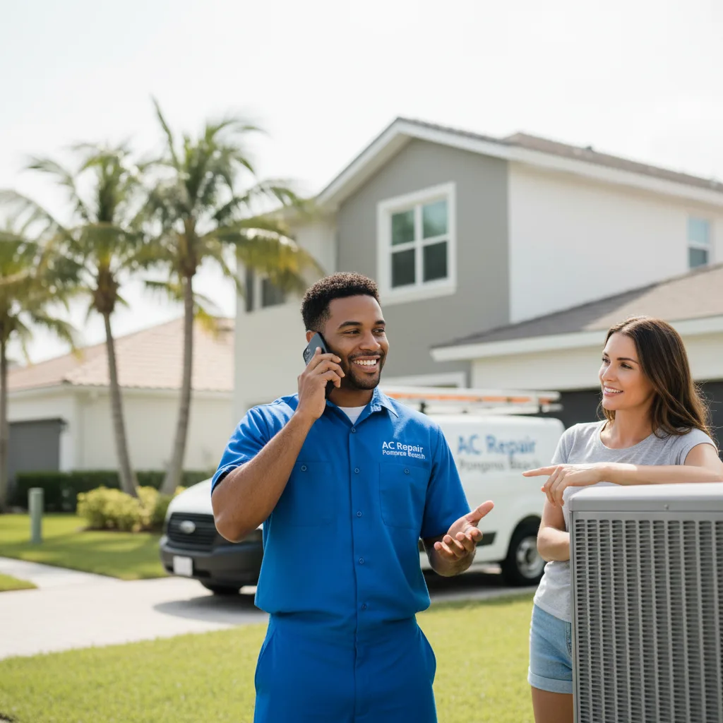 AC Repair Pompano Beach customer support in Rickman